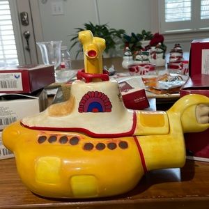 Beatles Yellow Submarine cookie jar
